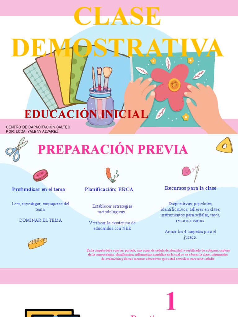 Clase Demostrativa | Descargar gratis PDF | Plan de estudios | Evaluación