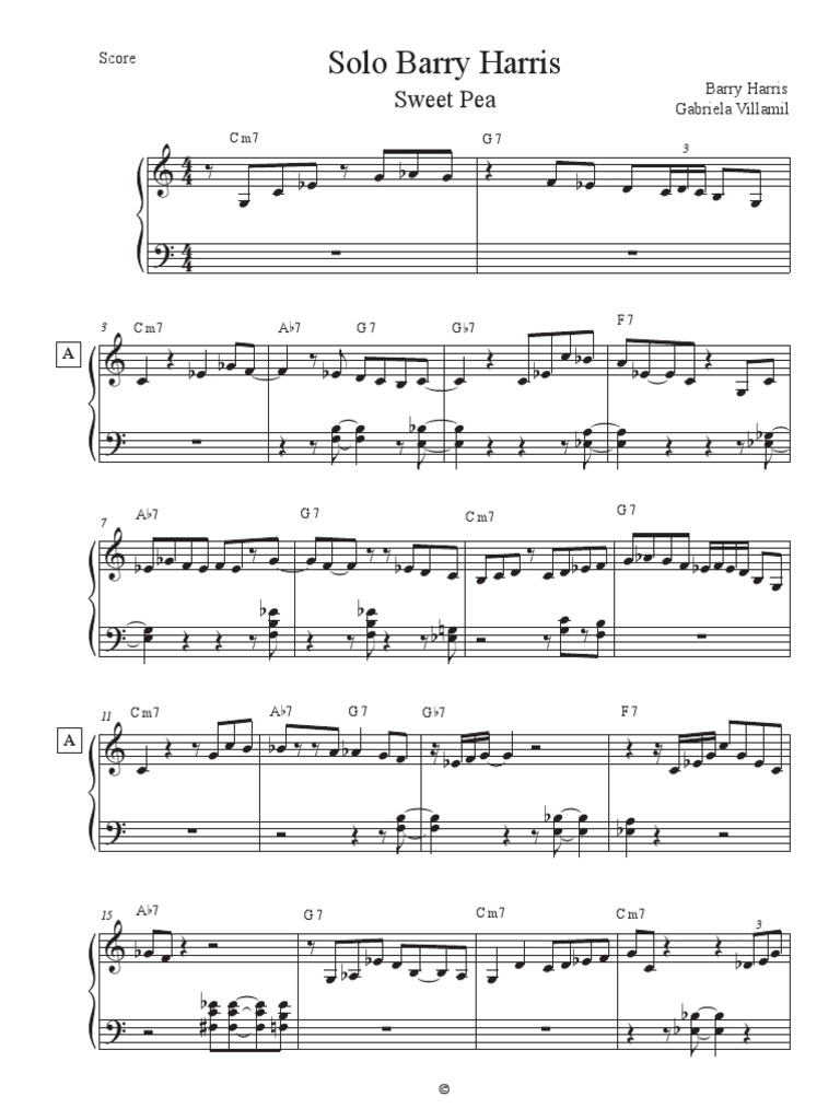 SOLO BARRY HARRIS - Score | PDF | Échecs
