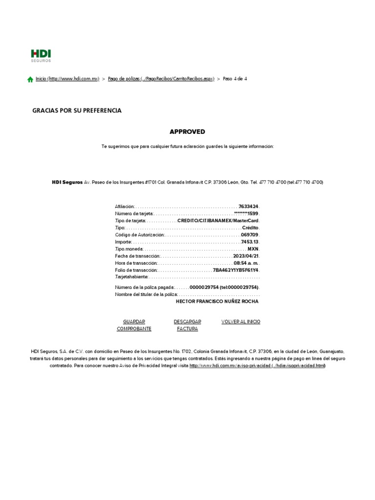 Hdi Seguros Pdf Tecnología Bancaria Industrias De Servicio