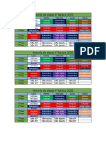 Horario de clases 4