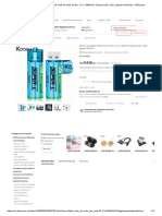 Batería Recargable USB de Iones de Litio, 1,5 V, 1000mah, Lámpara LED, Ratón, Juguete Eléctrico