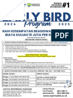 Info PMB STP Trisakti 2024 - Early Bird (Mei-Okt) - Juni-Juli