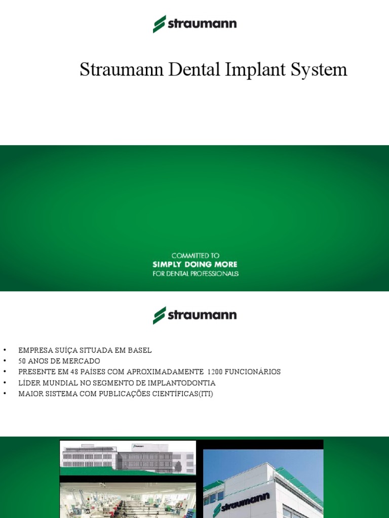 Apresentação Straumann | PDF | Ciências Físicas
