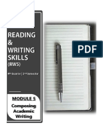 5 RWS Q4 M5 Composing Academic Writing Edited FEJJ WHLP