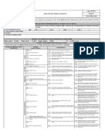 Analisis de Trabajo Seguro: Codigo: ST-PTA-01 Fecha: 21 Mayo de 2022