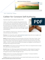 Caliber For Constant Self-Authority - 3HO Foundation