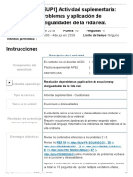 (ACDB1-17.5%) (SUP1) Actividad Suplementaria: Resolución de Problemas y Aplicación de Ecuaciones y Desigualdades de La Vida Real