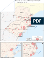 Mapa 6 - População Exposta em Áreas de Risco (2010) - Região Sul