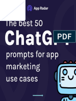 The Best 50 ChatGPT Prompts For App Marketing