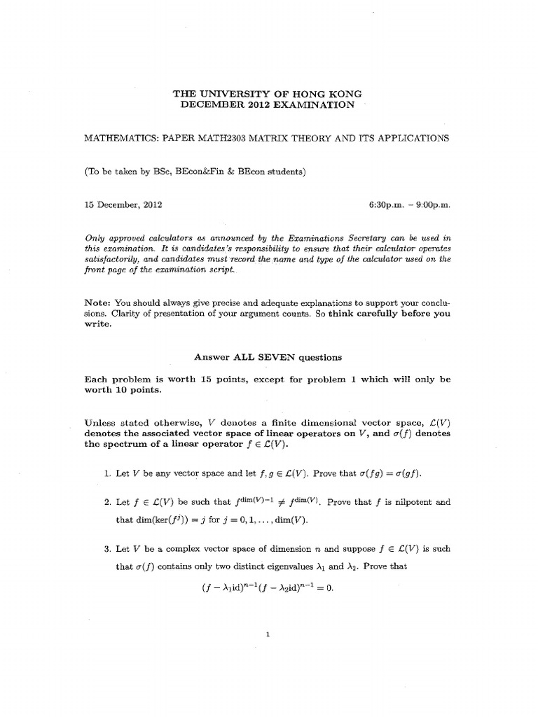 2012 Dec PDF Linear Map Vector Space