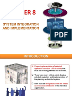 Chapter 8-  System Integration and Implementation