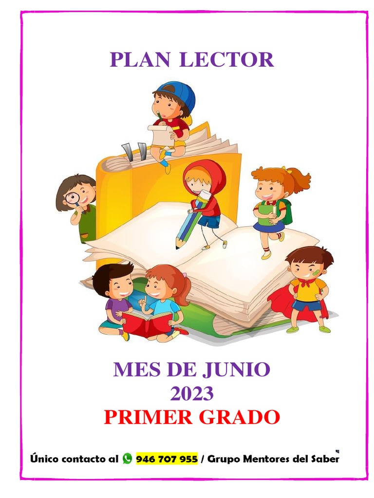 Plan Lector para Primer Grado 2023 | PDF | Comprensión lectora ...