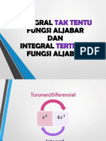 Integral Tak Tentu