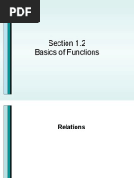 Section 1.2 Basics of Functions