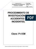 Procedimiento de Investigación de Accidentes e Incidentes