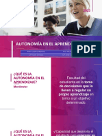 Autonomía en El Aprendizaje