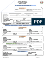 Ficha de Registro Estudiantil 2023-2024 8vo e