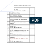 Daftar Chek List Asesmen Kompetensi Contoh Wati