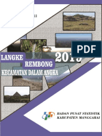 Kecamatan Langke Rembong Dalam Angka 2019