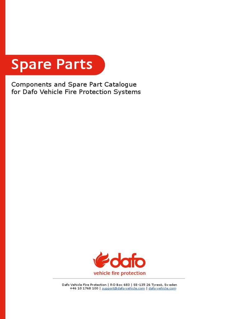 Dafo Vehicle Spare Part Catalogue | PDF