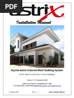 Ezylite Astrix External Wall Cladding System