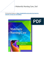 Test Bank For Maternity Nursing Care 2nd Edition