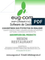 Descripcion Sistema de Meson Restaurant