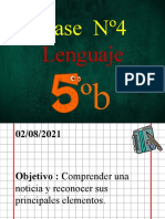 Clase Nº4 Lenguaje 5º