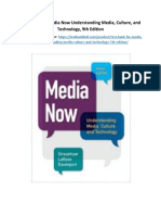 Test Bank For Media Now Understanding Media Culture and Technology 9th Edition