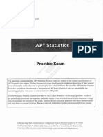 Practice Exam 2023 Ap Statistics