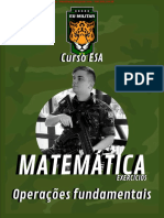 ESA MATEMÁTICA - Ex. - Operações Fundamentais