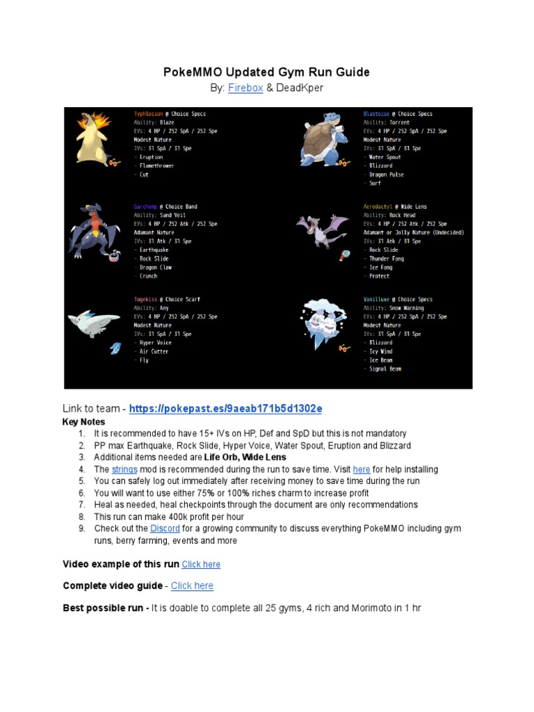 Things to Do in Pokemmo - 8 End Game Activities