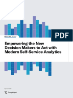 Empowering The New Decision Makers To Act With Modern Self-Service Analytics