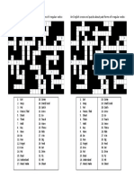 An English Crossword Puzzle About Past Forms of Irregular Verbs-1