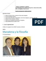 Maradona y La Filosofia 6º A y B Diagnóstico