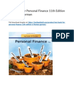Test Bank For Personal Finance 11th Edition e Thomas Garman
