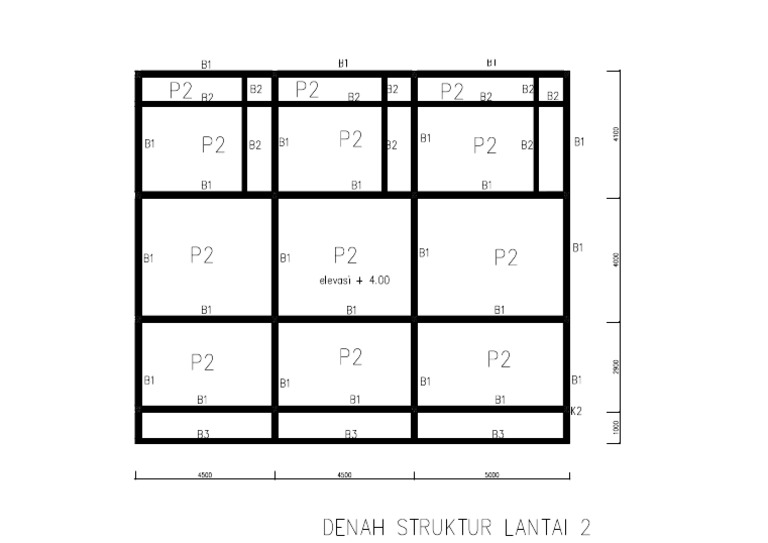 RUKO OPung Struktur Lantai 2-Model | PDF