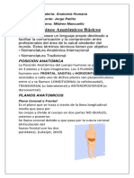 Anatomia Semana 1 Terminos Anatomicos.