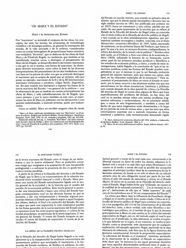 Bobbio Ni Con Marx Ni Contra Marx6774 PDF Karl Marx marxismo