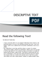 Descriptive Text Task