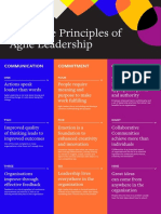 The Nine Principles of Agile Leadership Poster