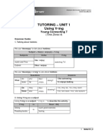 Tutoring YC7.1 L1