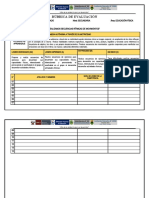 Inst de Eval. Rubrica - 1° Ef - Sem 2