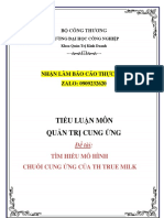 Tìm hiểu mô hình chuỗi cung ứng của TH True Milk 