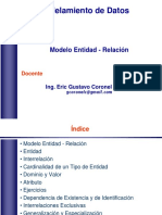 Modelamiento de Datos: Modelo Entidad - Relación