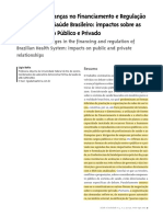 Padrões e Mudanças No Financiamento e Regulação Do Sistema de Saúde Brasileiro