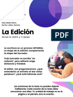 La Edición - Taller METODOLOGÍA DE LA REDACCIÓN - Procuraduría