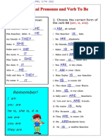 Verb To Be Practice 1