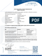 Certificado Afiliacion