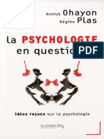 Annick Ohayon, Régine Plas - La Psychologie en Questions (2011, Le Cavalier Bleu)